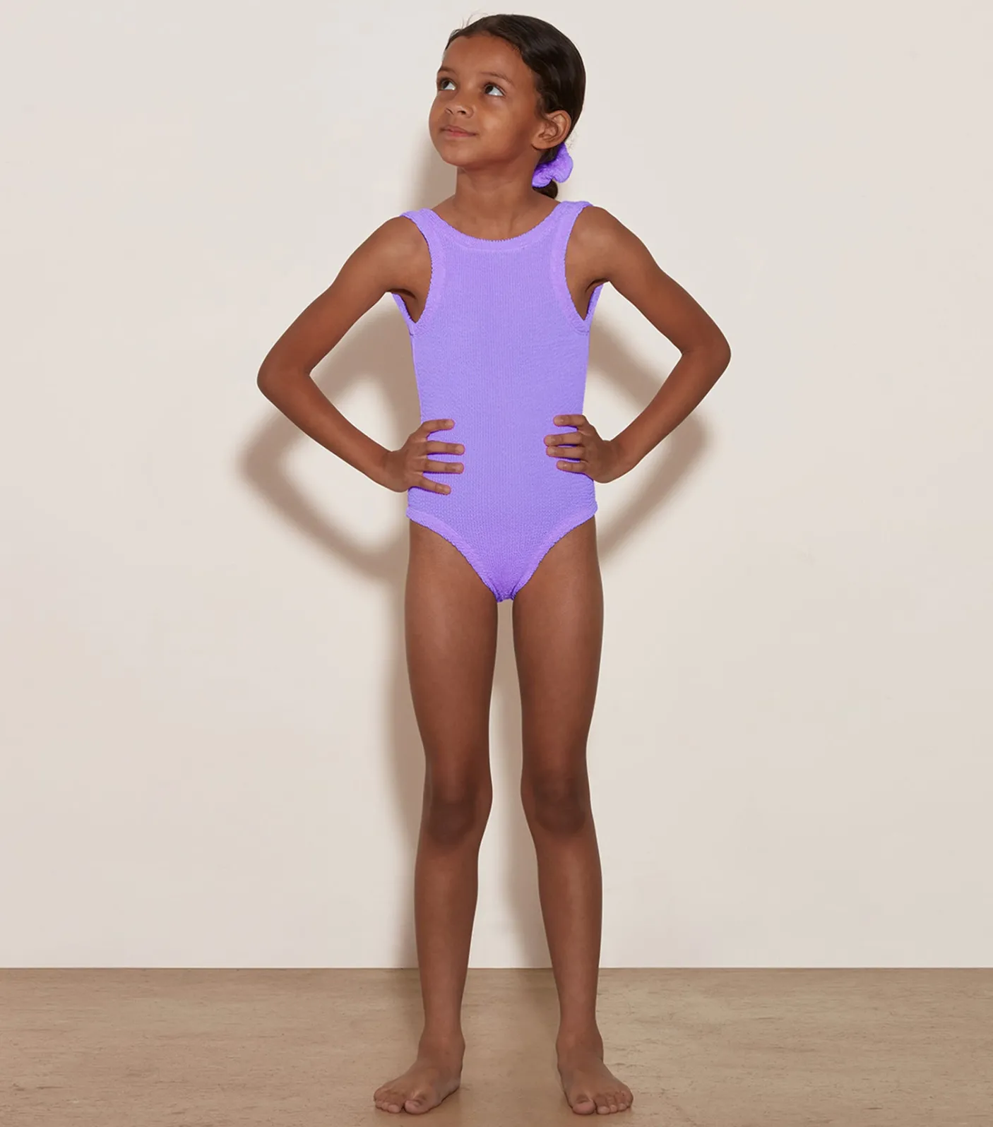 Hunza G Baby 2-6 Yrs-Baby Classic Swim - Lilac
