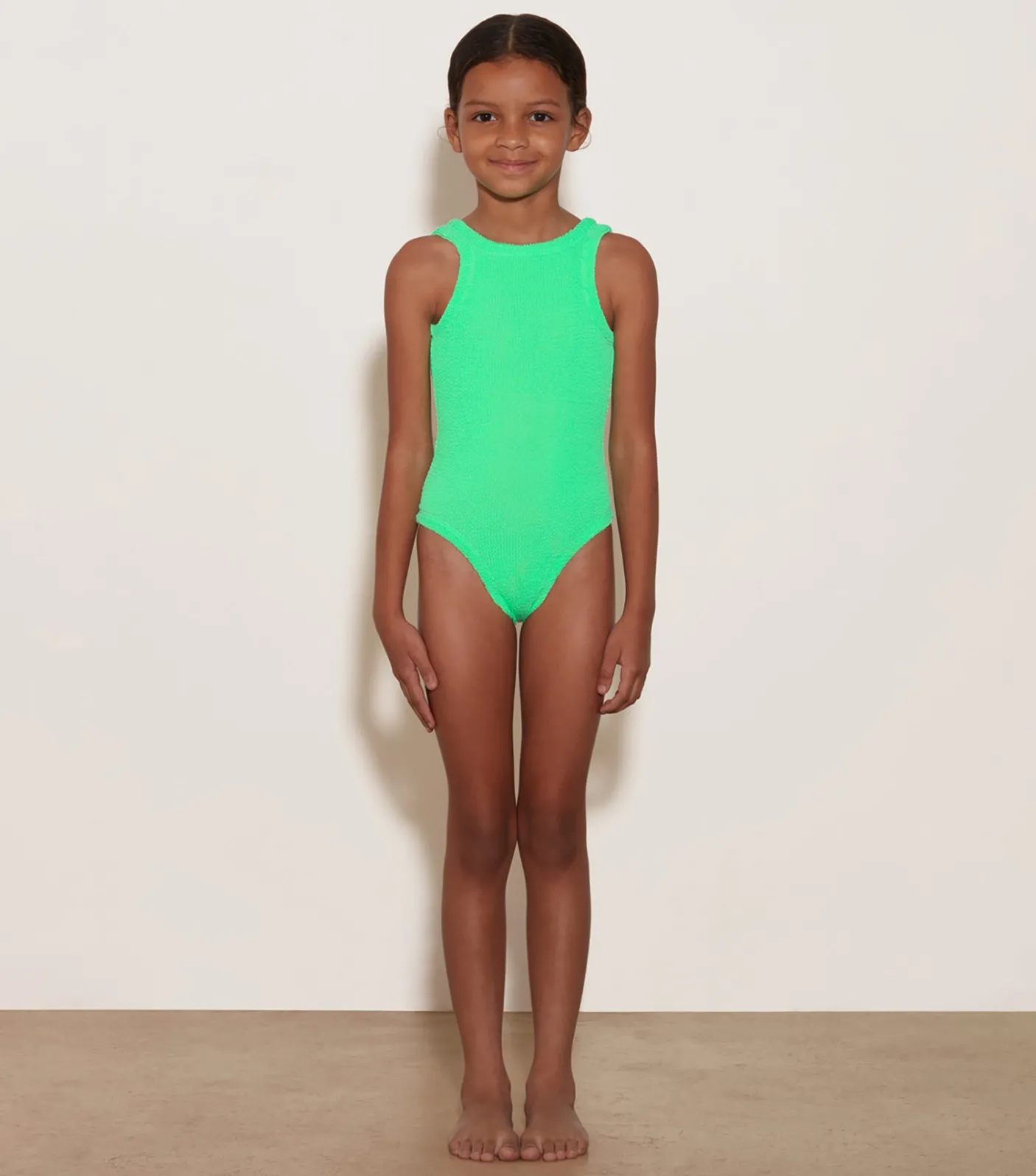 Hunza G Baby 2-6 Yrs-Baby Classic Swim - Lime