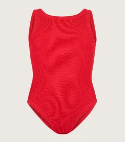 Hunza G Baby 2-6 Yrs-Baby Classic Swim - Red