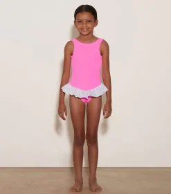 Hunza G Baby 2-6 Yrs-Baby Denise Swim - Bubblegum