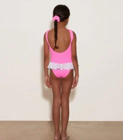 Hunza G Baby 2-6 Yrs-Baby Denise Swim - Bubblegum