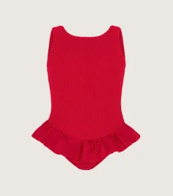 Hunza G Baby 2-6 Yrs-Baby Denise Swim - Red Red/Red