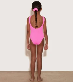 Hunza G Baby 2-6 Yrs-Baby Domino Swim - Bubblegum