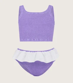 Hunza G Baby 2-6 Yrs-Baby Olive Bikini - Lilac
