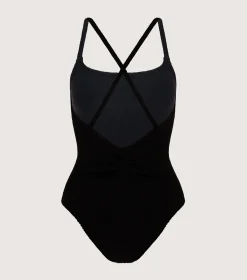 Hunza G Scoop Neck-Bette Swim - Black