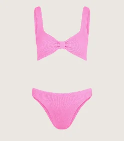 Hunza G Bikini Sets|Bralette-Bonnie Bikini - Bubblegum