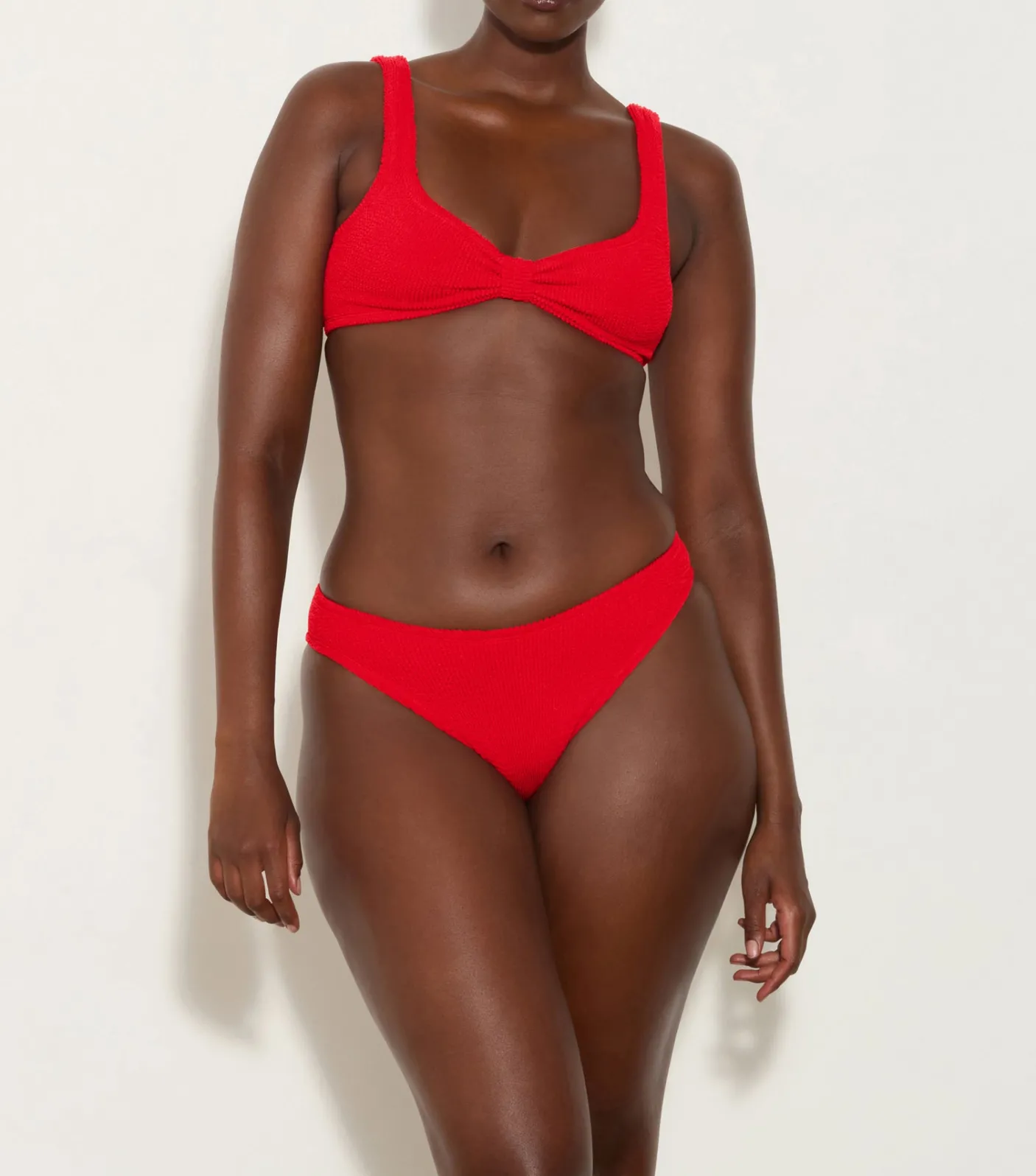 Hunza G Bikini Sets|Bralette-Bonnie Bikini - Red