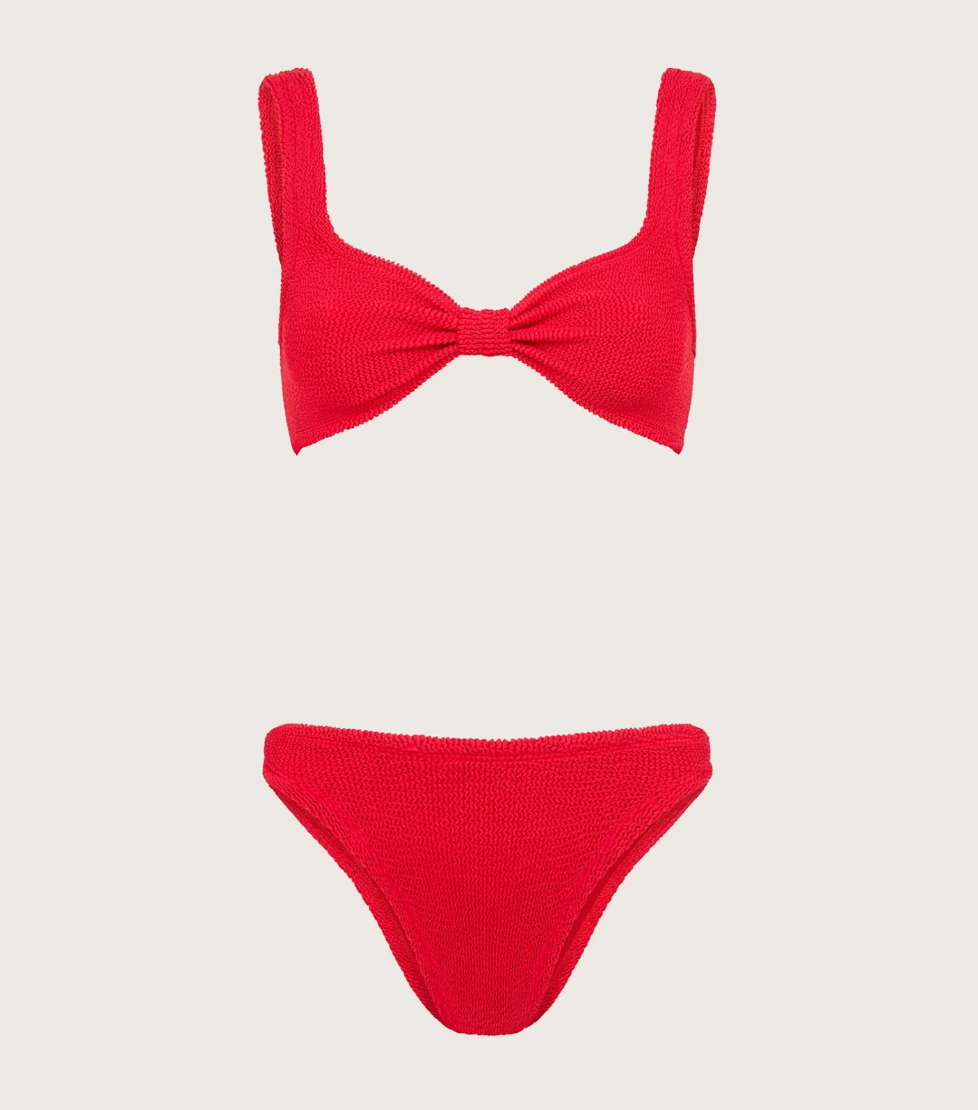 Hunza G Bikini Sets|Bralette-Bonnie Bikini - Red