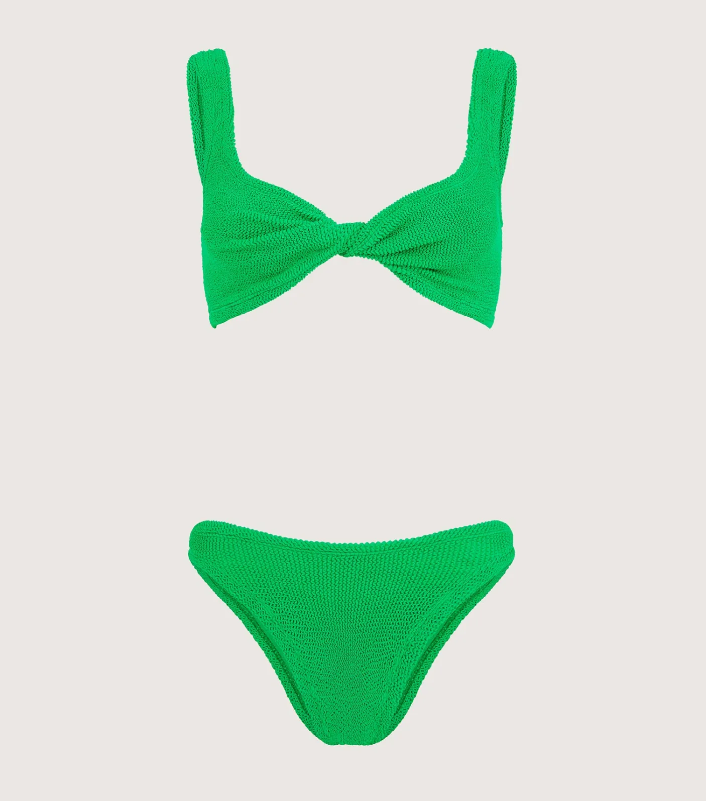 Hunza G Bikini Sets|Bralette-Coverage Juno Bikini - Emerald