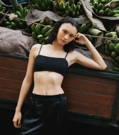 Hunza G Bikini Sets|Bralette-Gigi Bikini - Black