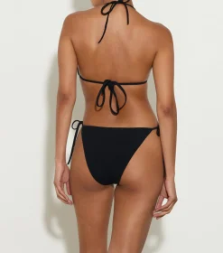 Hunza G Triangle|Bikini Sets-Gina Bikini - Black
