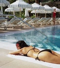 Hunza G Triangle|Bikini Sets-Gina Bikini - Black