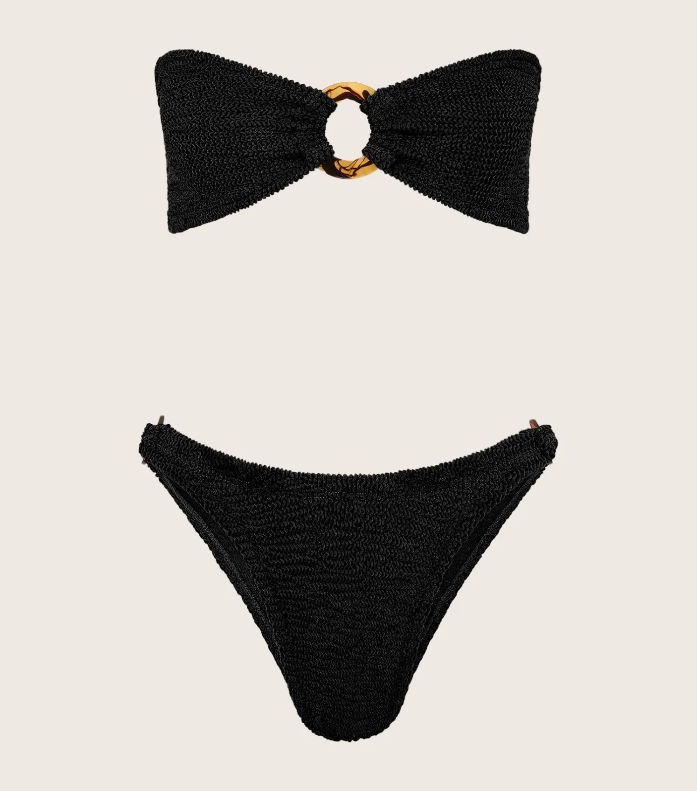 Hunza G Bikini Sets-Gloria Bikini - Black