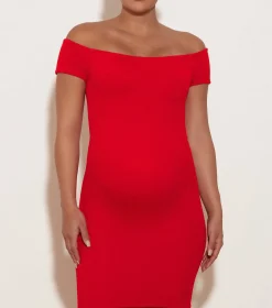 Hunza G Dresses-Grace Dress - Red