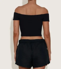 Hunza G Shirts And Tops-Grace Top - Black