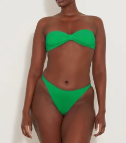 Hunza G Bikini Sets|Bandeau-Jean Bikini - Emerald