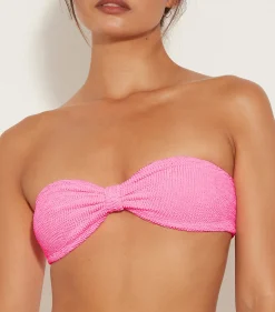 Hunza G Separates-Jean Bikini Top - Bubblegum
