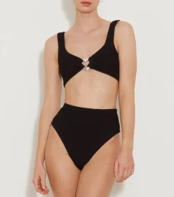 Hunza G Bikini Sets|Bralette-Jessica Bikini - Black