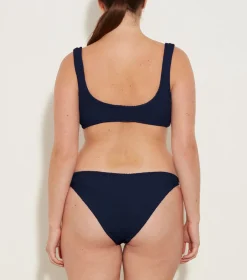 Hunza G Bikini Sets|Bralette-Juno Bikini - Navy