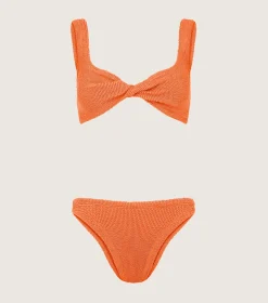 Hunza G Bikini Sets|Bralette-Juno Bikini - Orange