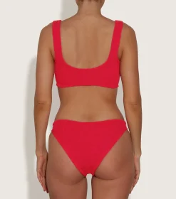 Hunza G Bikini Sets|Bralette-Juno Bikini - Red