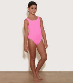 Hunza G Kids - 7-12 Yrs-Kids Classic Swim - Bubblegum