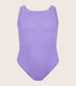 Hunza G Kids - 7-12 Yrs-Kids Classic Swim - Lilac
