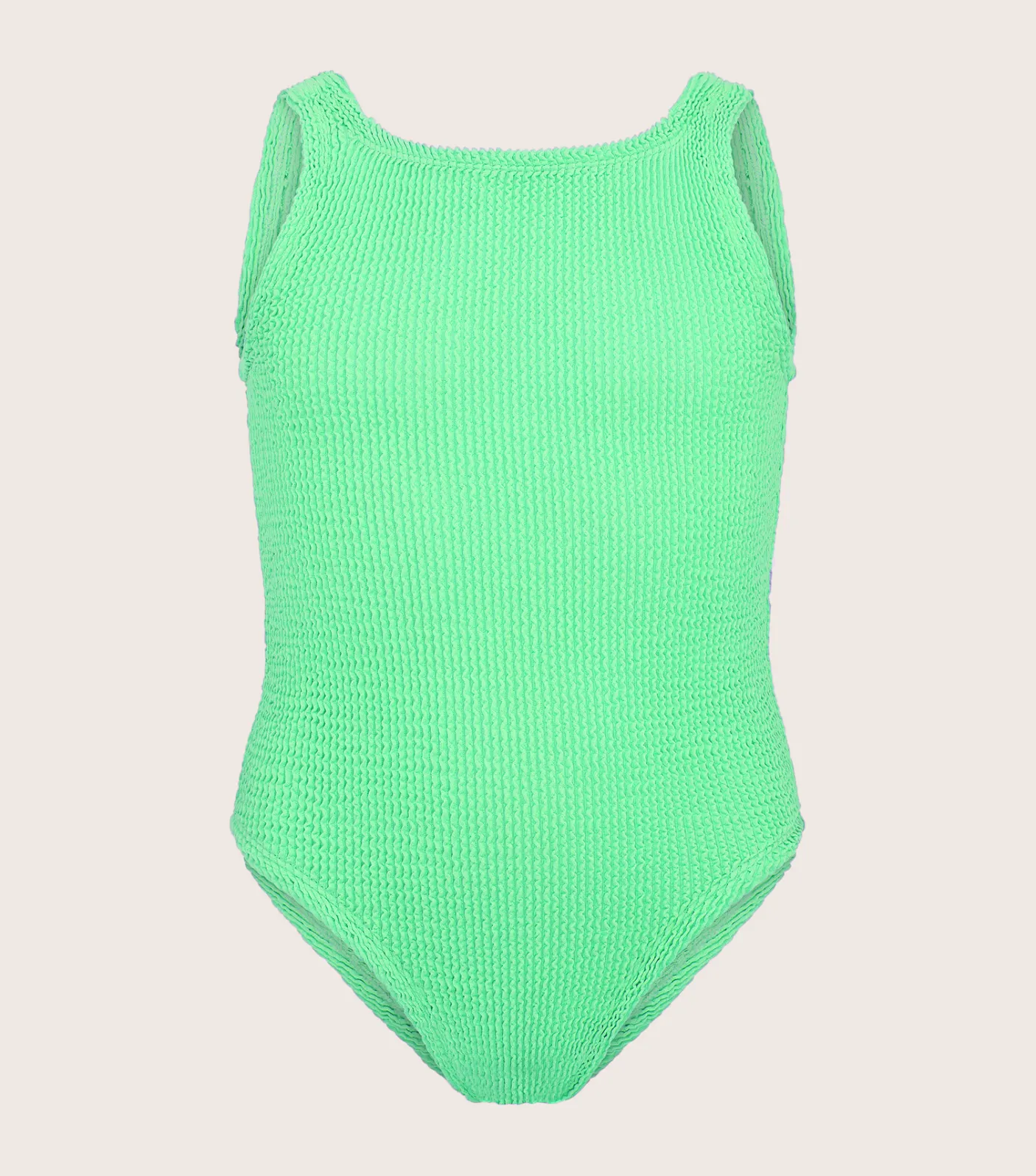 Hunza G Kids - 7-12 Yrs-Kids Classic Swim - Lime