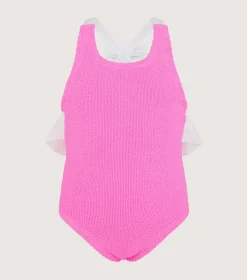 Hunza G Kids - 7-12 Yrs-Kids Lara Swim - Bubblegum