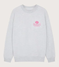 Hunza G Sweats|Shirts And Tops-London Sweatshirt - Grey