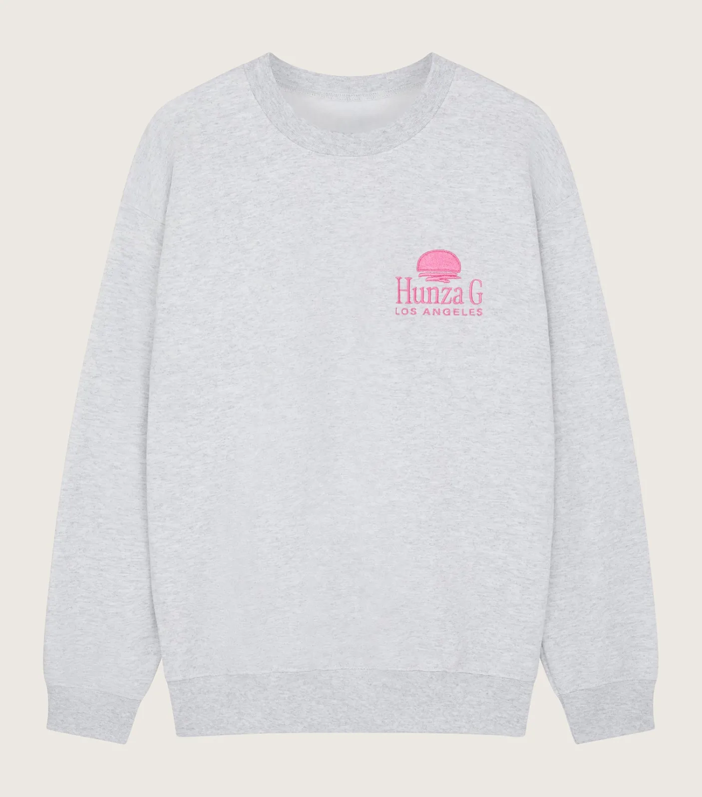 Hunza G Sweats|Shirts And Tops-Los Angeles Sweatshirt - Grey