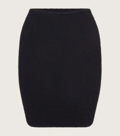 Hunza G Shorts And Skirts-Mini Skirt - Black