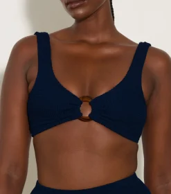 Hunza G Bralette|Bikini Sets-Nadine Bikini - Navy
