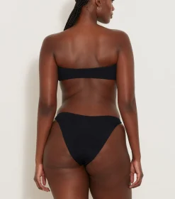 Hunza G Bikini Sets|Bandeau-Nicole Bikini - Black