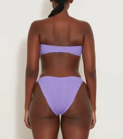 Hunza G Bikini Sets|Bandeau-Nicole Bikini - Lilac