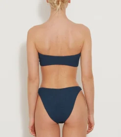 Hunza G Bikini Sets|Bandeau-Nicole Bikini - Space Blue