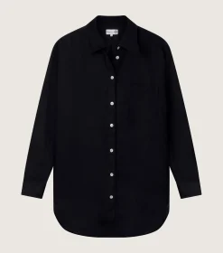 Hunza G Shirts And Tops-Oversized Shirt - Black