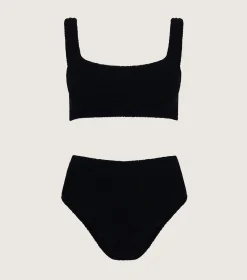 Hunza G Bikini Sets|Bralette-Patricia Bikini - Black
