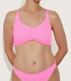 Hunza G Bikini Sets-Post Mastectomy Bikini - Bubblegum