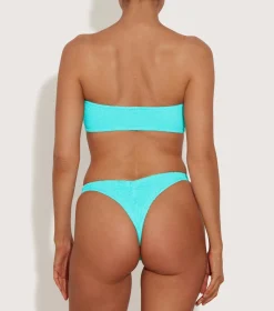 Hunza G Bikini Sets|Bandeau-Shay Bikini - Aqua