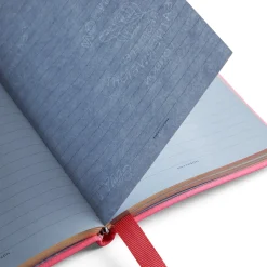 Hunza G Notebooks-Smythson X Chelsea Notebook - Bubblegum