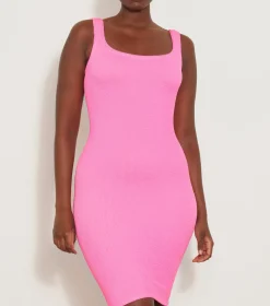 Hunza G Dresses-Tank Dress - Bubblegum