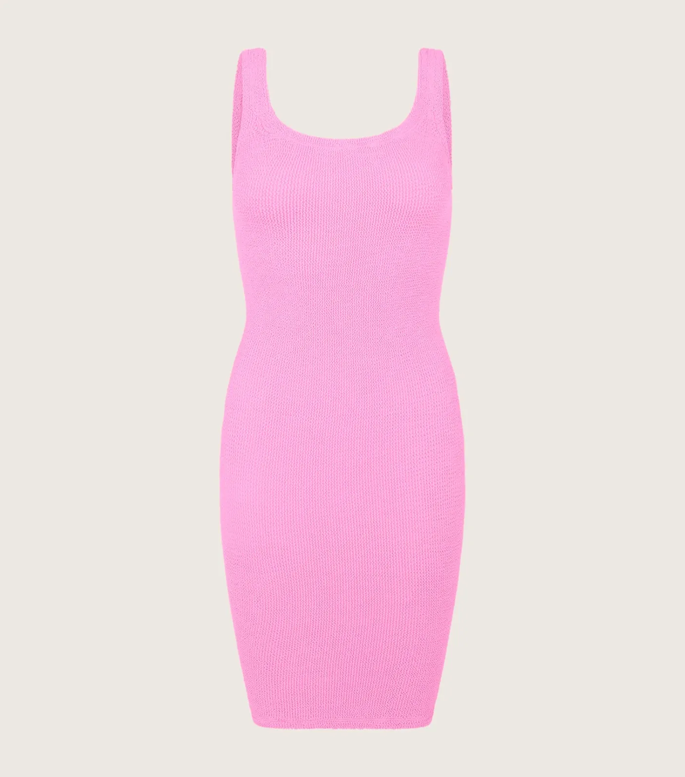 Hunza G Dresses-Tank Dress - Bubblegum