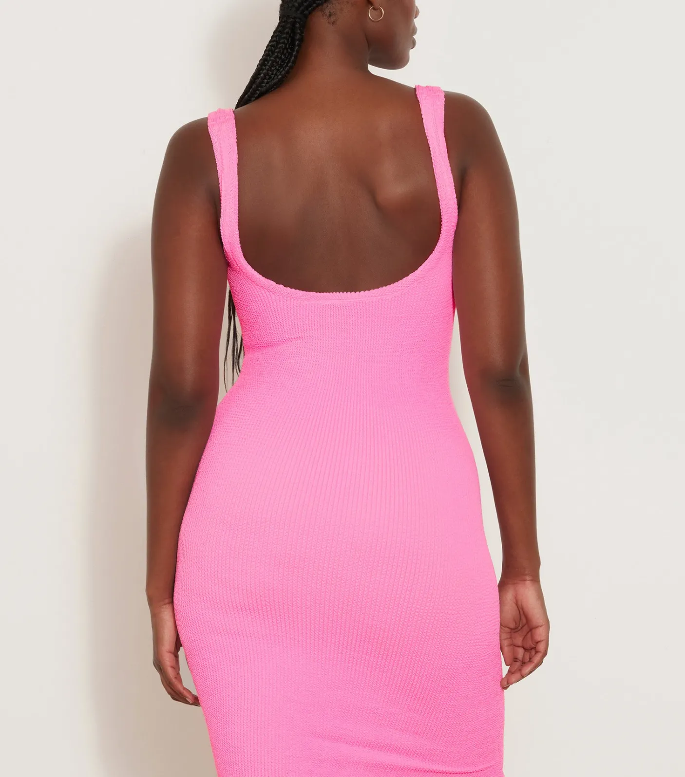 Hunza G Dresses-Tank Dress - Bubblegum