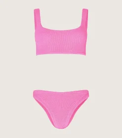 Hunza G Bikini Sets|Bralette-Xandra Bikini - Bubblegum