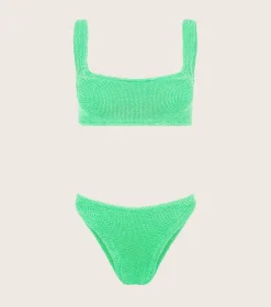 Hunza G Bikini Sets|Bralette-Xandra Bikini - Lime