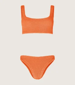 Hunza G Bikini Sets|Bralette-Xandra Bikini - Orange