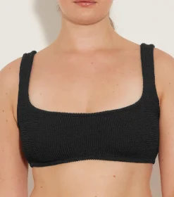 Hunza G Separates|Bralette-Xandra Bikini Top - Black