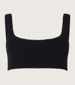 Hunza G Separates|Bralette-Xandra Bikini Top - Black