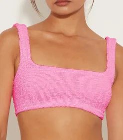 Hunza G Separates|Bralette-Xandra Bikini Top - Bubblegum